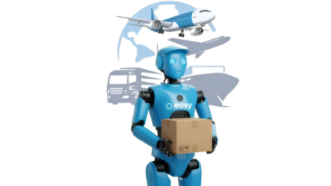 Equipo de Easy Logistics trabajando con tecnología